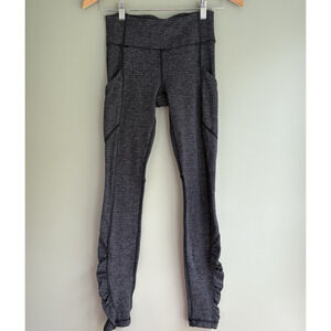 LULULEMON Leggings Size 4 | Speed Tight IV Pockets Heathered Gray Athletic